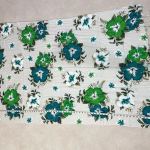 Grey Floral Seychelles Scarf